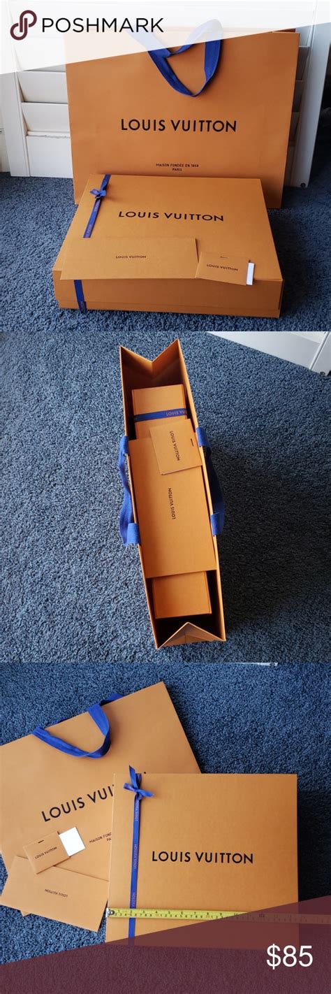 louis vuitton gift box and bag